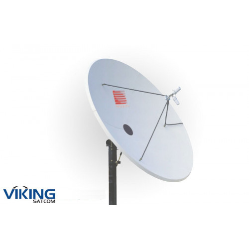 VIKING P-240HW 2,4 meter High-Wind C-Band Circular TX RX VSAT Transmit Receive Antenna