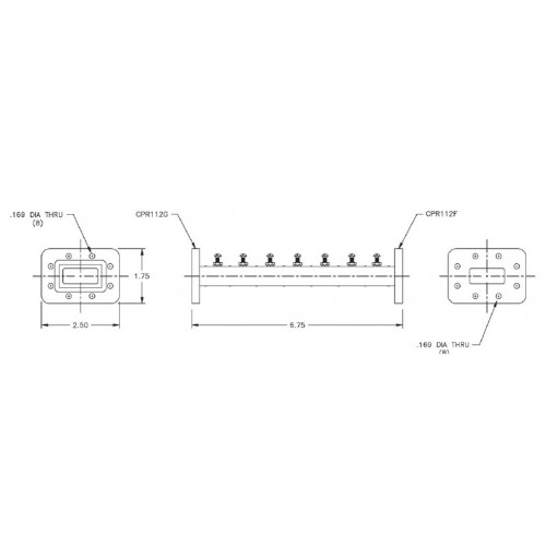 MFC-19308 Lò vi sóng X-Band LEO ( Quỹ đạo trái đất thấp ) Mô hình bộ lọc nhận băng tần 19308