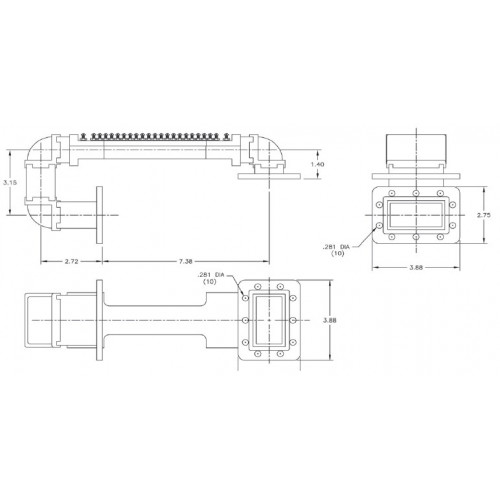 MFC-19524 Microwave Multi-Purpose C-Band Receive Filter Assembly Model 19524