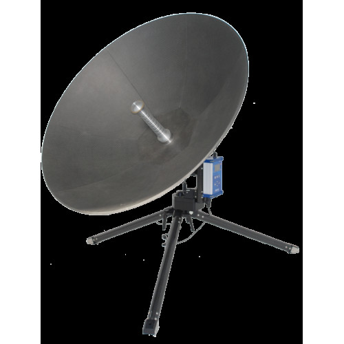 MP-100-MOT C-Comsat Flyaway Antenna MP-100-MOT (Motorized Ku/Ka/X Band ManPack)