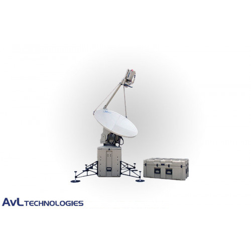 AvL 1268FA 1,2 m Mobile VSAT envolez-vous de l'Antenne Satellite en Bande Ku