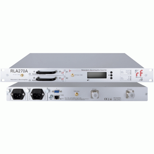 RF-Design RLA270A 1:1 redundant L-Band Line Amplifier (0 to 26dB gain)