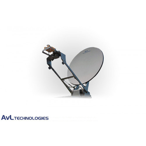 AvL 1258 1,2m Low Stow Xe cơ giới gắn trên ăng-ten vệ tinh VSAT Ku-Band